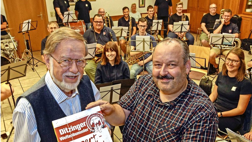Komponist schreibt Marsch für Musikverein Ditzingen: Zum Geburtstag spielt der Weltenbummler
