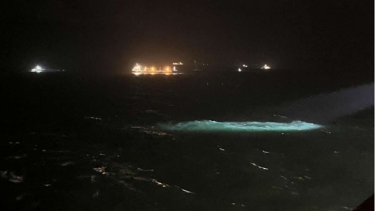 Frachter-Kollision bei Helgoland: So läuft die Suche nach den Vermissten