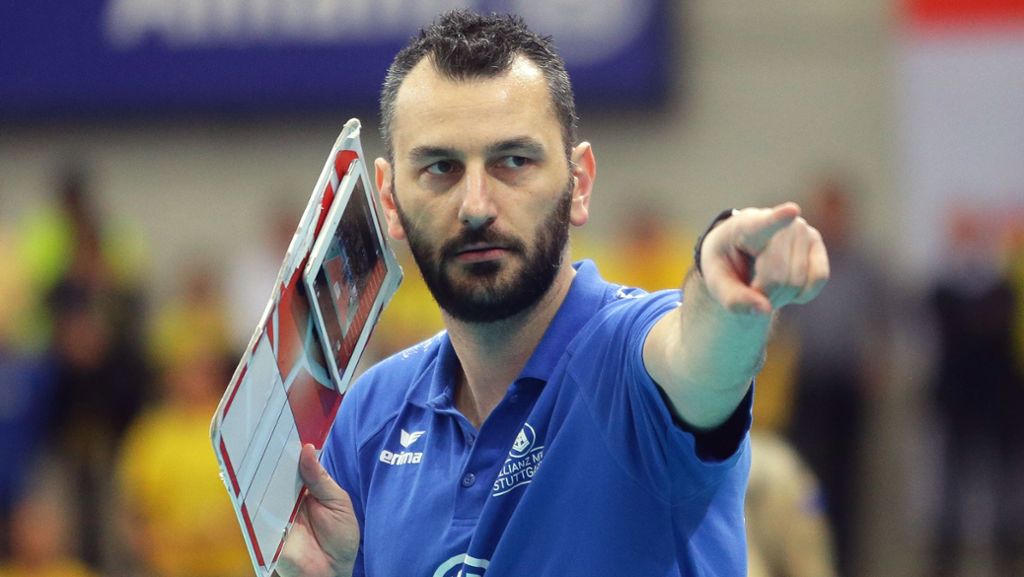 Volleyball – Allianz MTV Stuttgart: Giannis Athanasopoulos, der Vollgas-Trainer