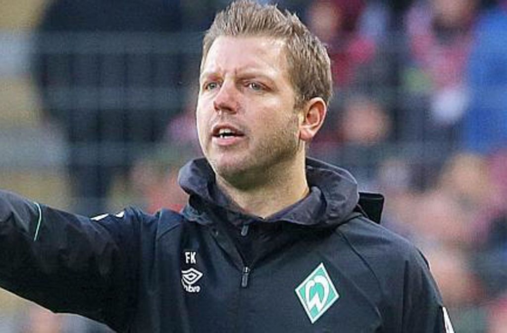 Null Treffer auch für Bremens Florian Kohfeldt. Als Spieler kam er über Werders U21-Mannschaft nicht hinaus, weil er nach eigener Erkenntnis über nicht genügend Talent für den Profifußball verfügte. Als Trainer hat er es in die Bundesliga geschafft.