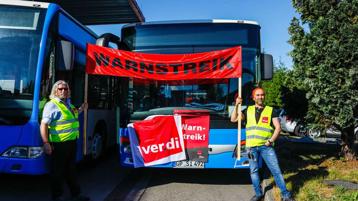 Baden-Württemberg: Streiks von Busfahrern drohen - Verdi plant Urabstimmung