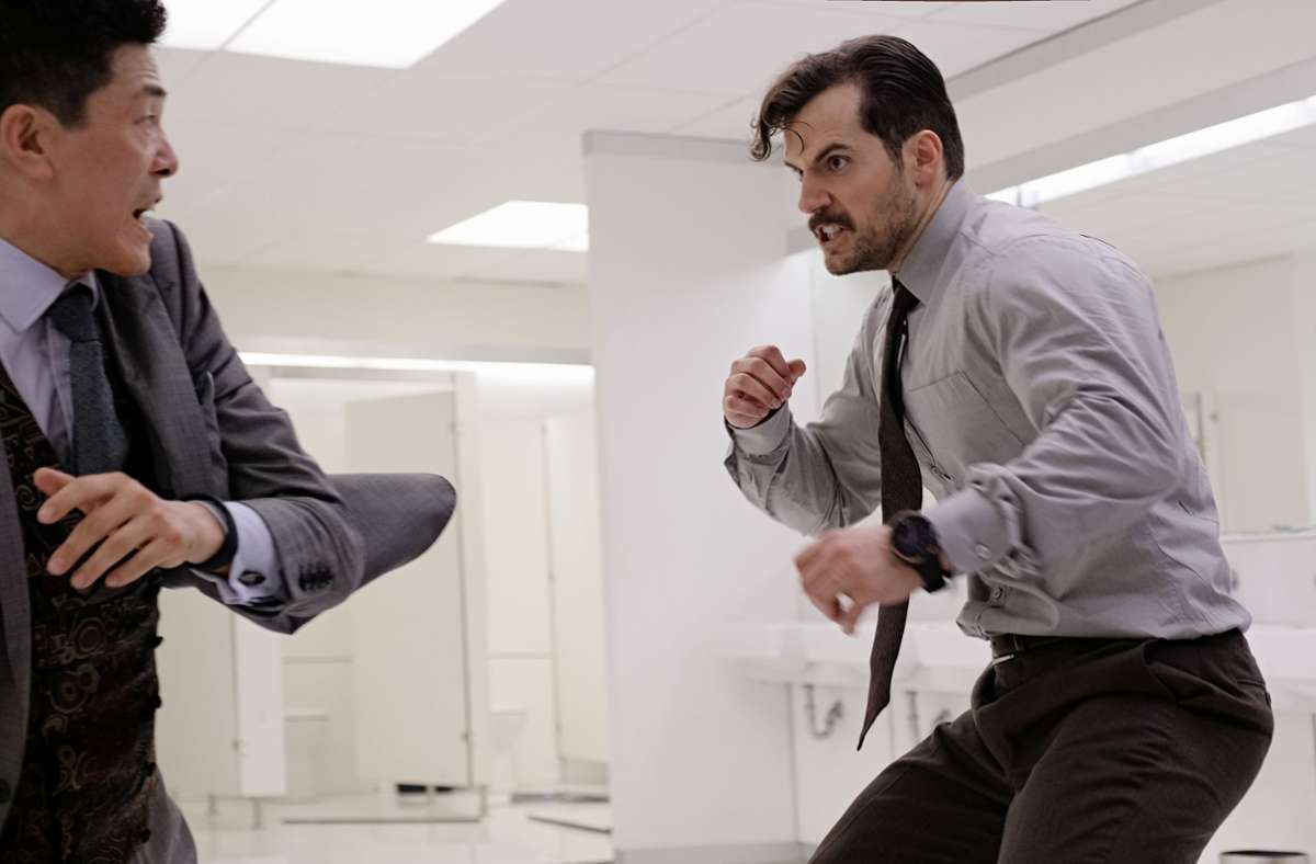 Liang Yang (li.) und Henry Cavill in „Mission: Impossible – Fallout“