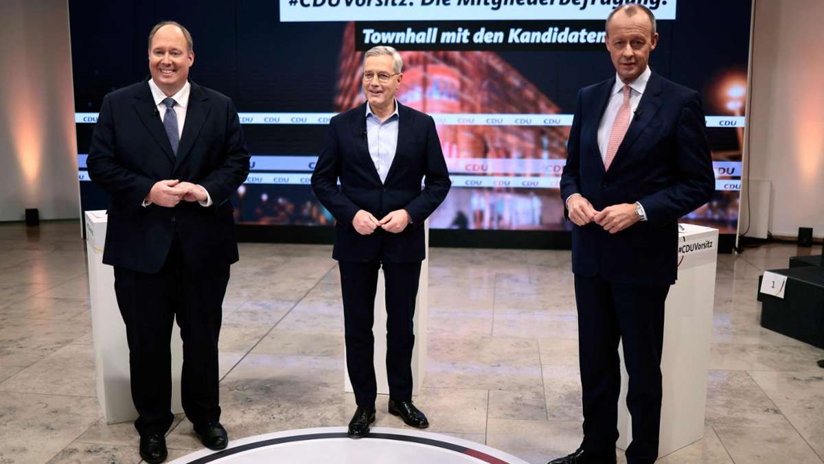 Diskussionsrunde mit CDU-Mitgliedern: Merz, Röttgen und Braun für rasches gemeinsames Handeln gegen Corona