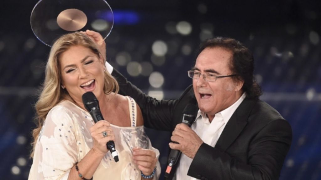  Bei der 65. Ausgabe des Musikfestivals von San Remo haben sich das Italopop-Duo Al Bino und Romina Power wieder gemeinsam auf der Bühne gezeigt. Als Gaststar hatte das italienische Fernsehen Conchita Wurst eingeladen. 