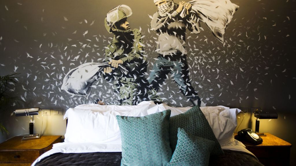 Bethlehem: Graffiti-Künstler Banksy eröffnet Hotel
