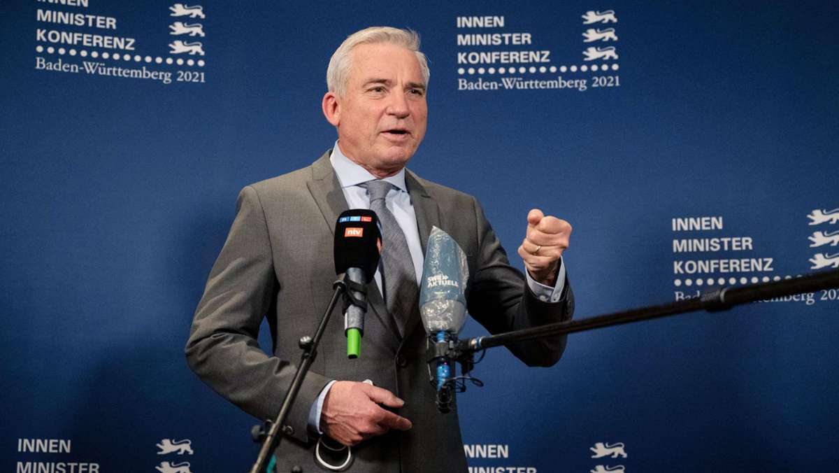 Innenministerkonferenz in Stuttgart: Von Schleuser bis Waffen –  Was die Innenminister beschlossen haben