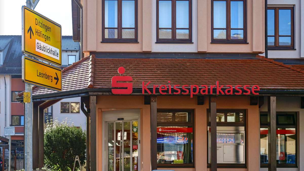Sparkasse in Leonberg: KSK-Filiale Gebersheim endgültig dicht