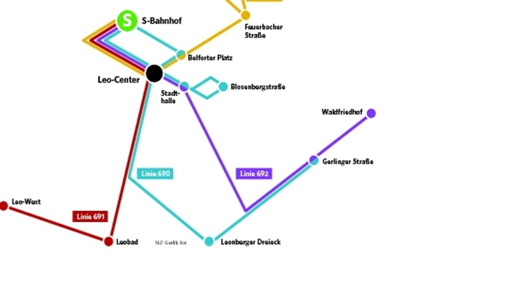 Busverkehr in Leonberg: Das  Liniennetz wird aufgeräumt