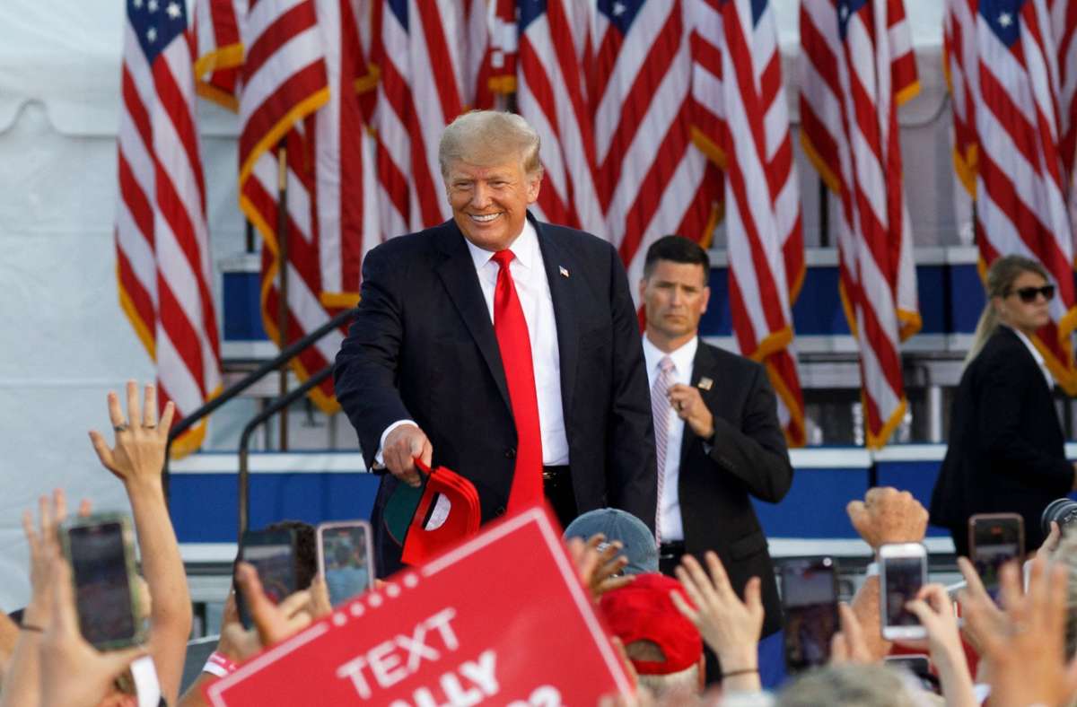 Donald Trump ist zurück auf der politischen Bühne. Foto: AFP/STEPHEN ZENNER