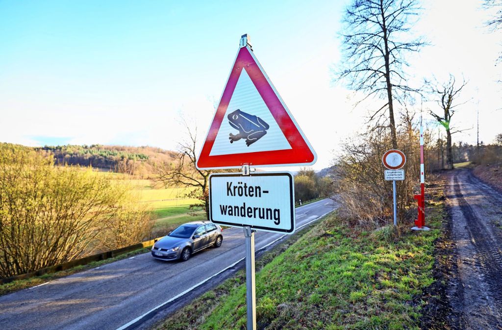 Die Straße zwischen Aidlingen und Dätzingen ist gesperrt. Foto: factum/Simon Granville