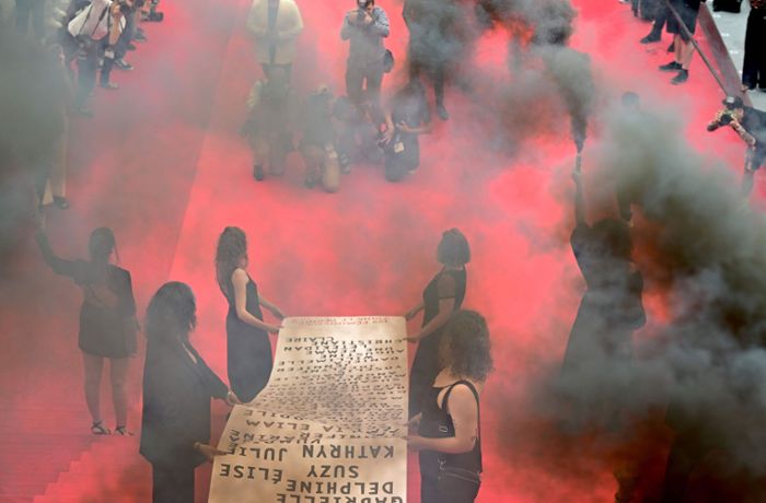 Wieder Aktivistinnen auf dem roten Teppich