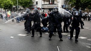 Ausschreitungen bei Protesten in Deutschland