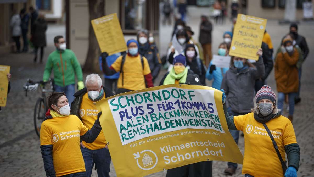 Klimaentscheid in Schorndorf: Ein erster großer Erfolg ist zum Greifen nah
