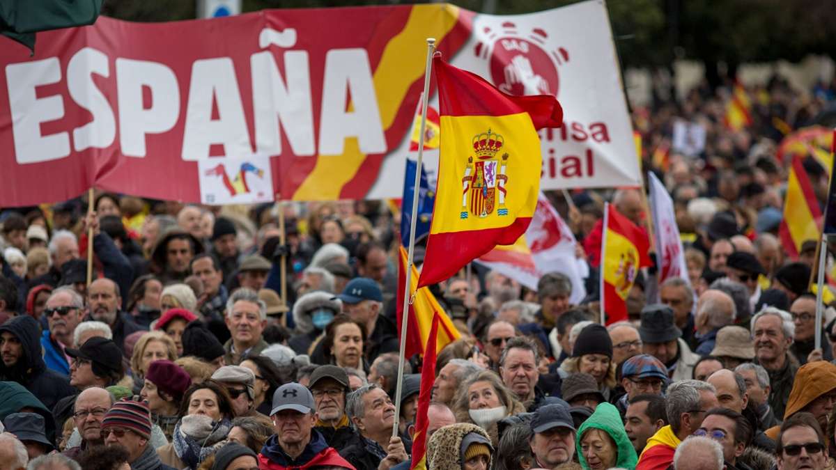 Spanien: Erneut Protest gegen Amnestie für katalanische Separatisten