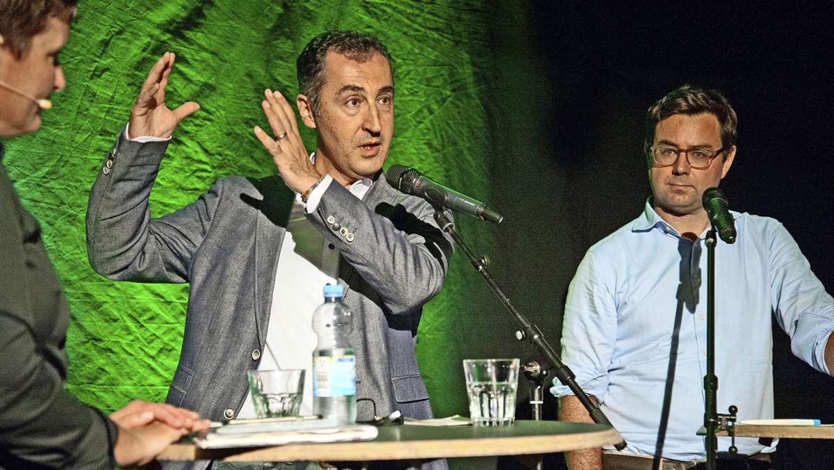 Wahlkampf der Grünen in Esslingen: Cem Özdemir zu Gast im Komma
