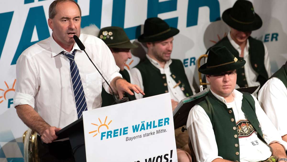 Bundestagswahl: Aiwanger gibt sich volkstümlich