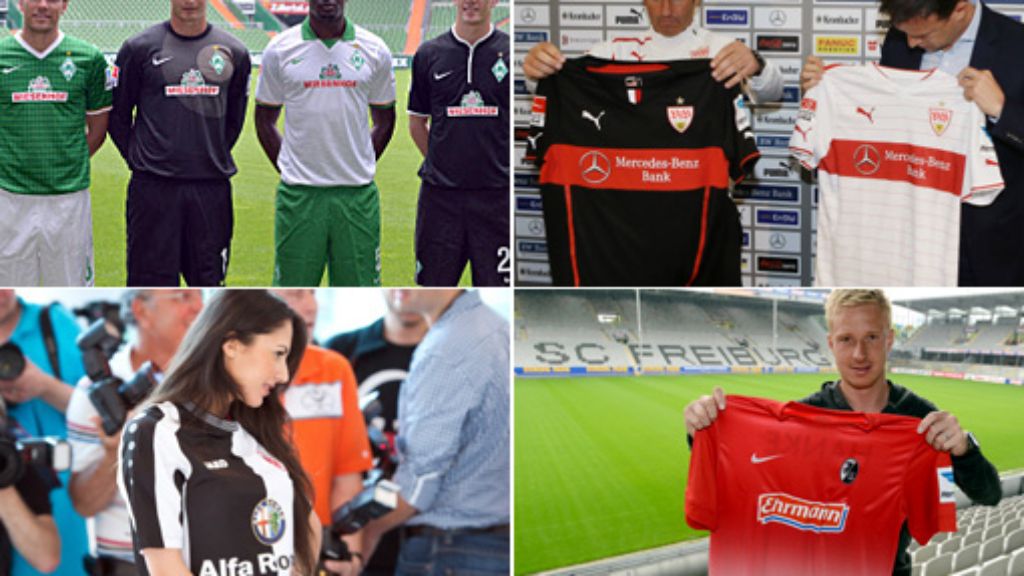 Fußball-Bundesliga: Die neuen Trikots für die Saison 2013/14