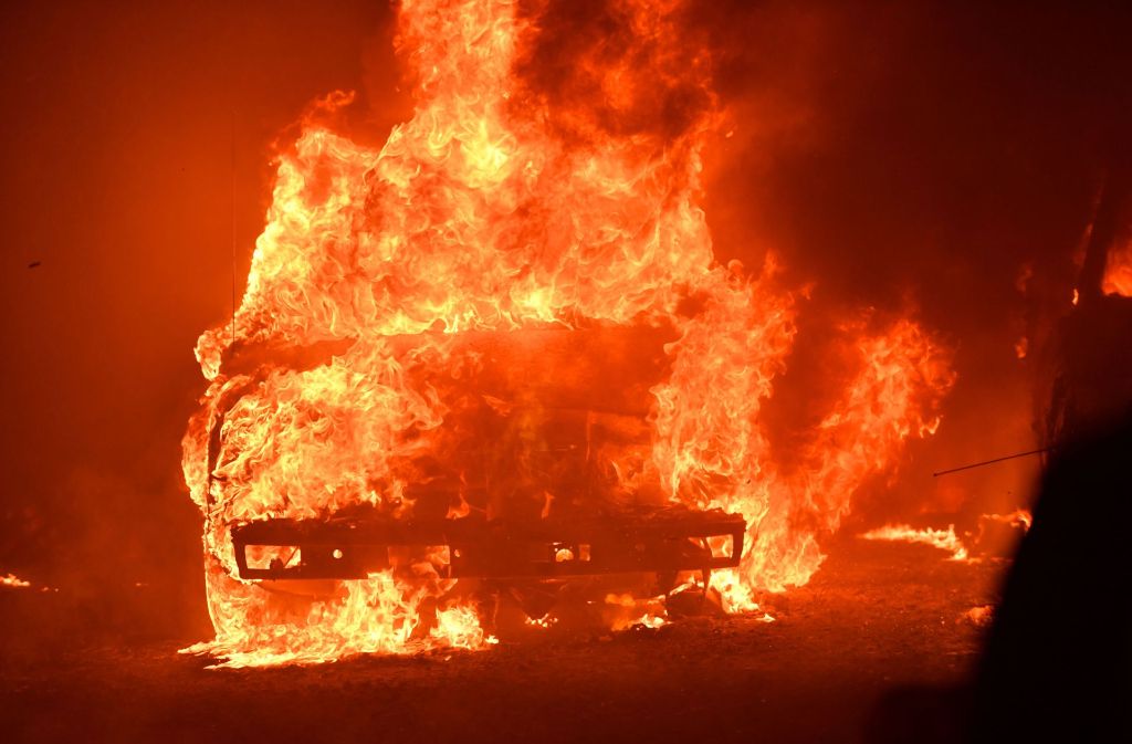 In ganz Kalifornien brennen derzeit mehr als 22 Großfeuer.