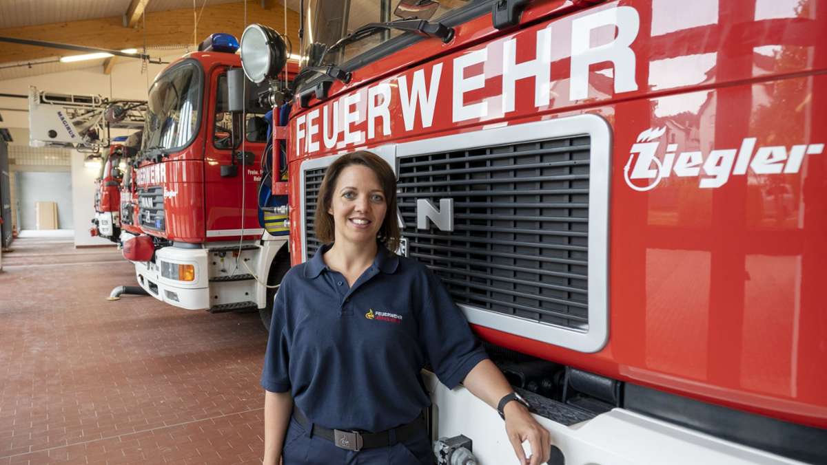 Stellvertretende Kommandantin in Heimsheim: 50 Feuerwehrleute stehen hinter ihr