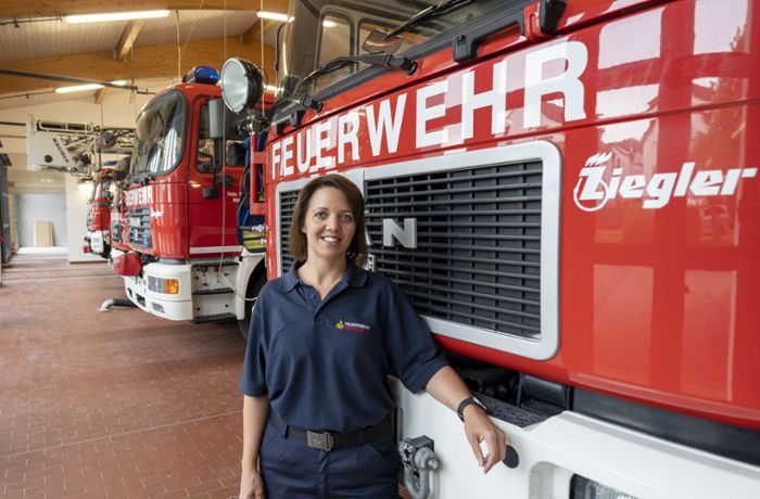 Stellvertretende Kommandantin in Heimsheim: 50 Feuerwehrleute stehen hinter ihr
