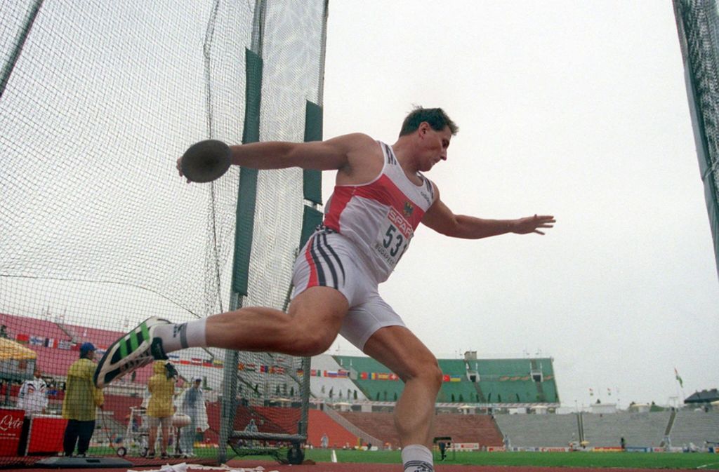 Platz 3: Diskuswerfen, Männer: Jürgen Schult (DDR) 74,08 Meter (6.6.1986 in Neubrandenburg)