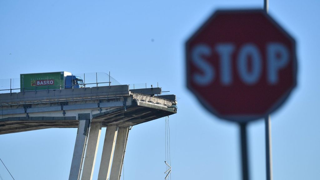 Brückeneinsturz in Genua: Die ersten Schuldigen sind schon gefunden