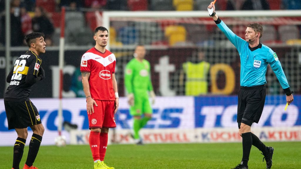 Nach Platzverweis bei Fortuna Düsseldorf: Nicolas Gonzalez fehlt dem VfB Stuttgart drei Spiele