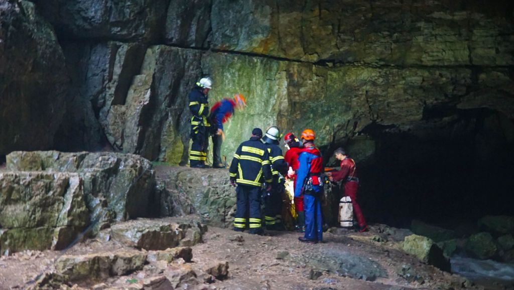 Falkensteiner Höhle bei Grabenstetten: So läuft die Rettung der Eingeschlossenen