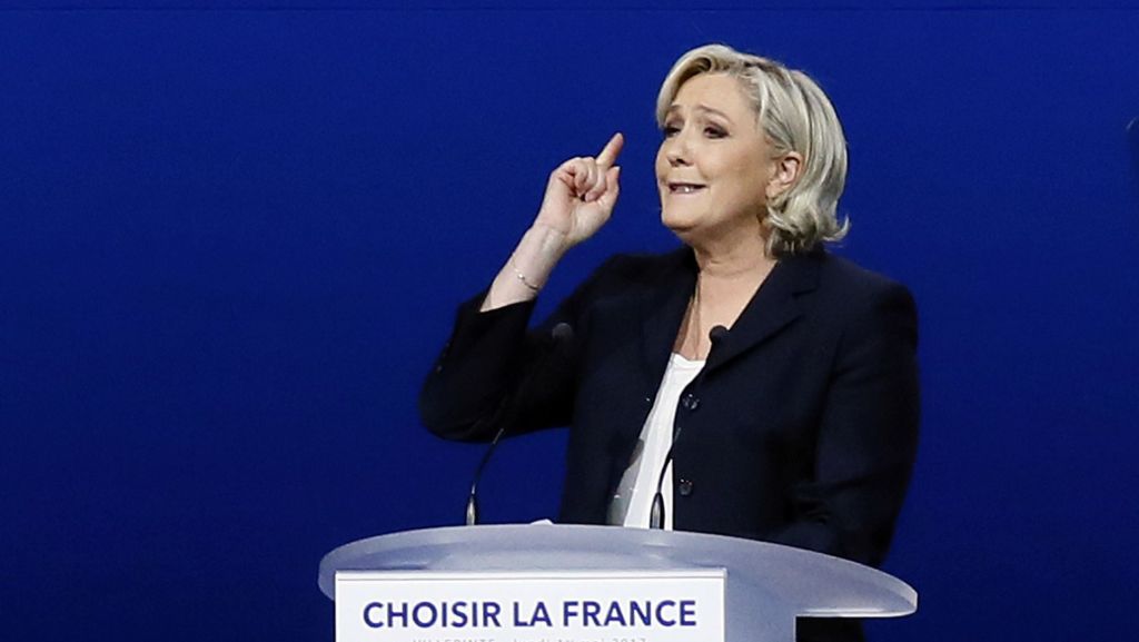 Vor Präsidentschaftswahl in Frankreich: Plagiatsvorwurf gegen Marine Le Pen