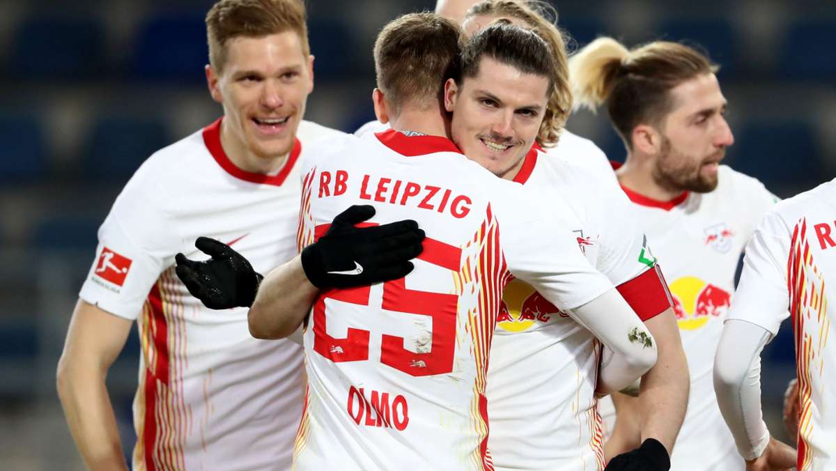 Fußball-Bundesliga: RB Leipzig bleibt nach knappen Sieg am FC Bayern dran