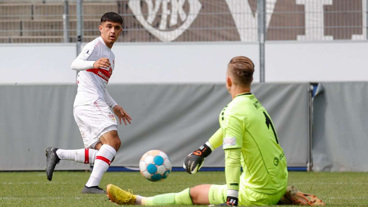 Fußball-Regionalliga: VfB Stuttgart II baut gegen VfR Aalen seine Serie aus