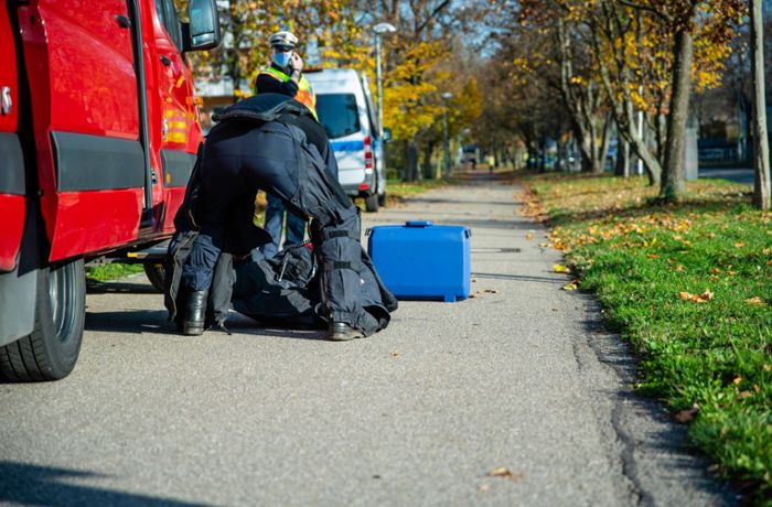 Koffer löst Polizeieinsatz und Verkehrschaos aus