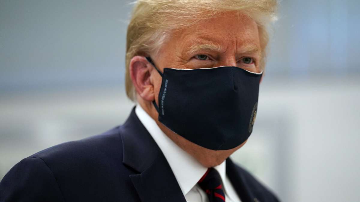 Corona-Infektion des US-Präsidenten: Donald Trump löst Spottwelle im Netz aus