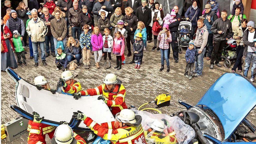 Feuerwehr in Höfingen: Beim Einsatz läuft es ruhig und geordnet ab