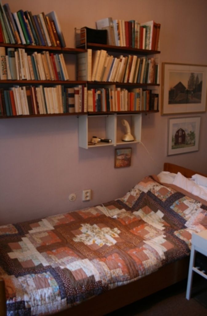 Das Schlafzimmer der Schriftstellerin Astrid Lindgren.