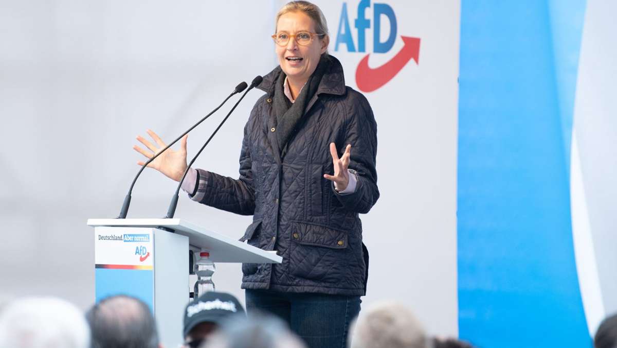 AfD-Spitzenkandidatin: Einstelliges Wahlergebnis für  Alice Weidel