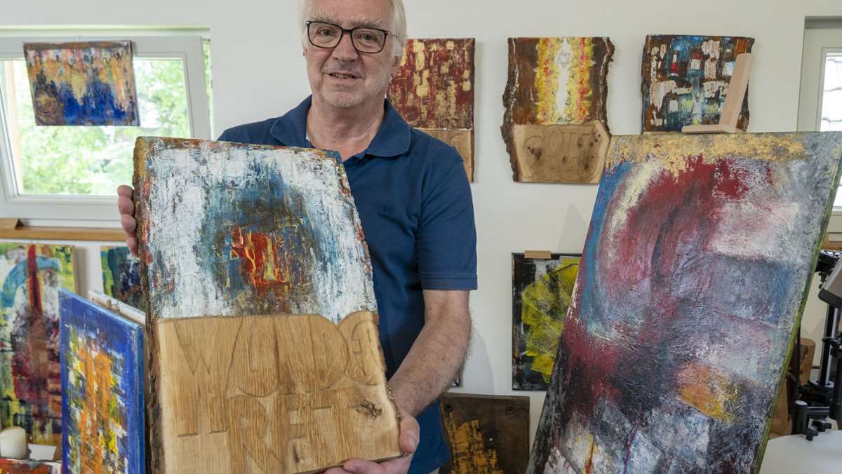 Künstler aus Hemmingen: Wie aus einem Mönch ein Maler wird