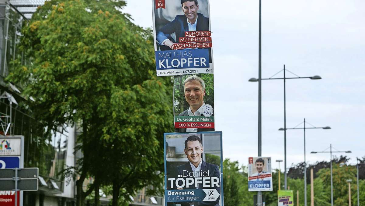 Esslinger OB-Wahl: Das Bewerberfeld lichtet sich