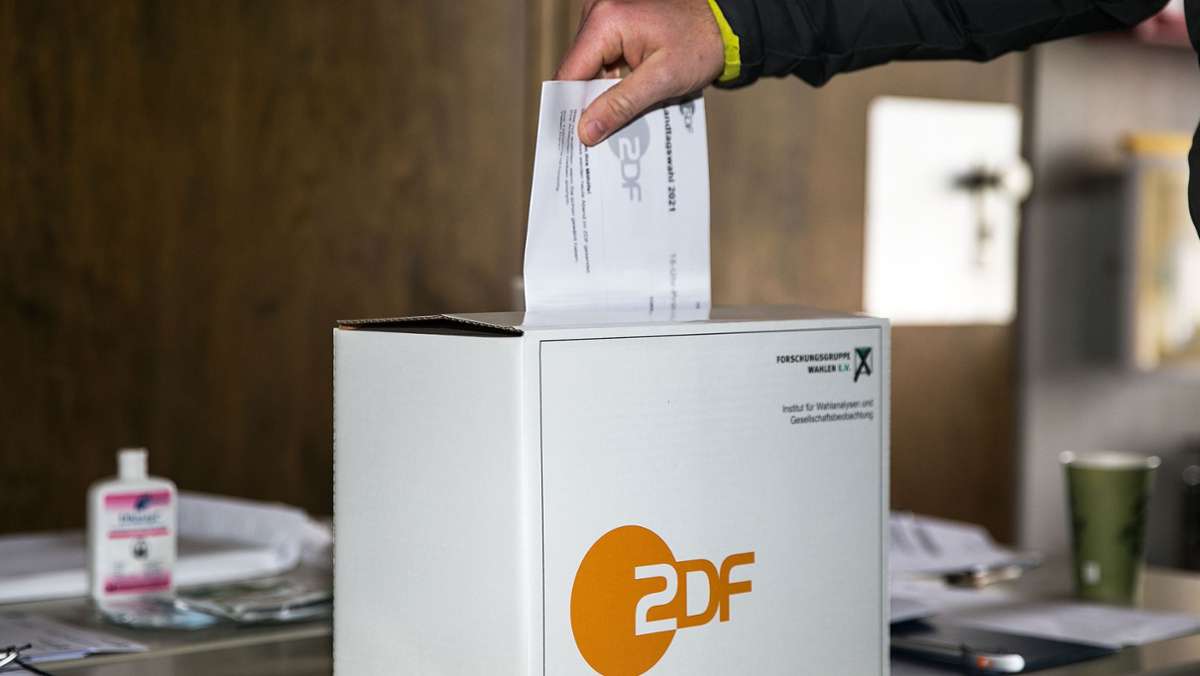 ZDF-Befragung in Wernau: Vom Wahllokal ins Fernsehen