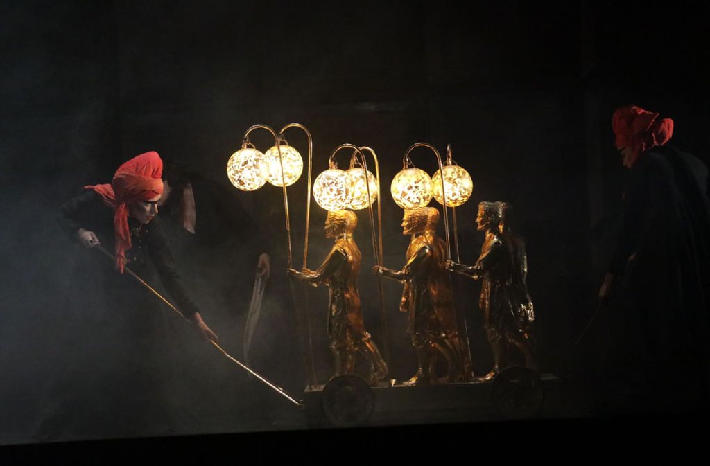 Szene aus Macbeth im Royal Opera House.