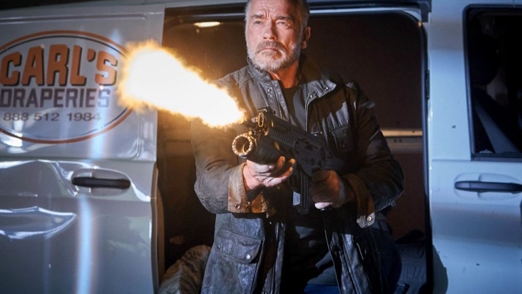  Die „Terminator“-Reihe wirkt im sechsten Teil nostalgisch – und Arnold Schwarzenegger in seiner Paraderolle reif für den Abschied. 