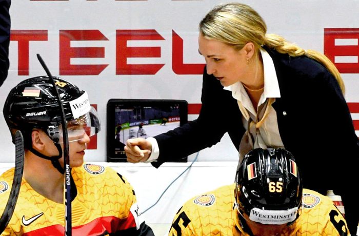 Eishockey-WM in Finnland: Die erste Frau im Trainerteam der Nationalmannschaft
