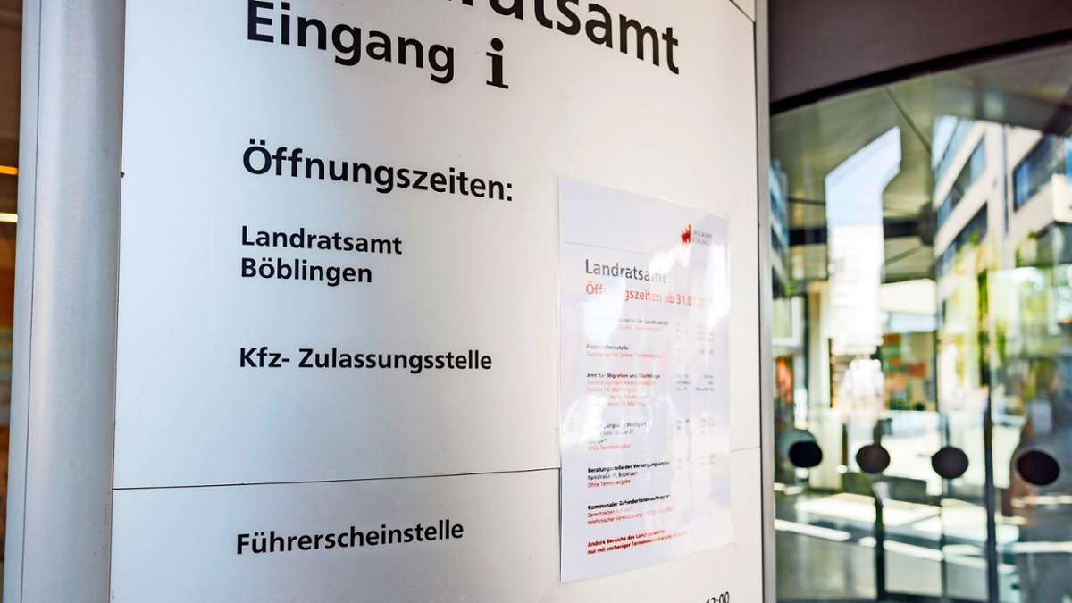 Kfz-Zulassungsstellen Kreis Böblingen: Gibt es wieder freie Termine?
