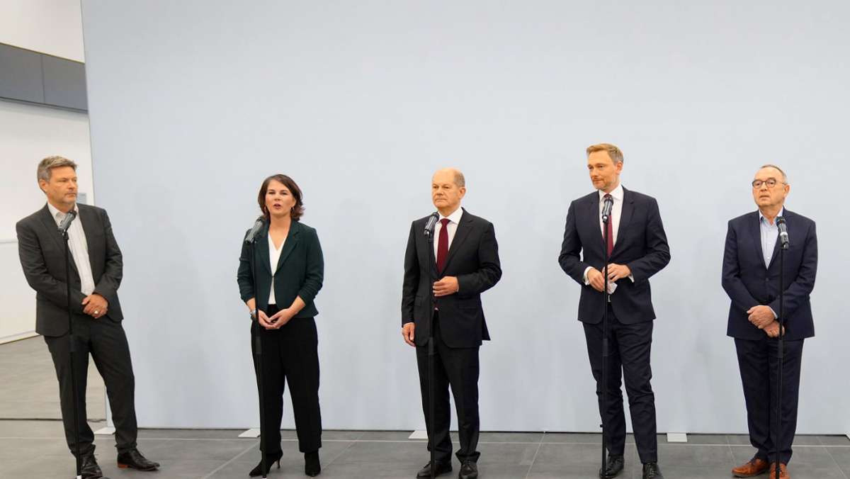 Verhandlungen zur Ampel-Koalition: Berlins neue Dreiecksbeziehung