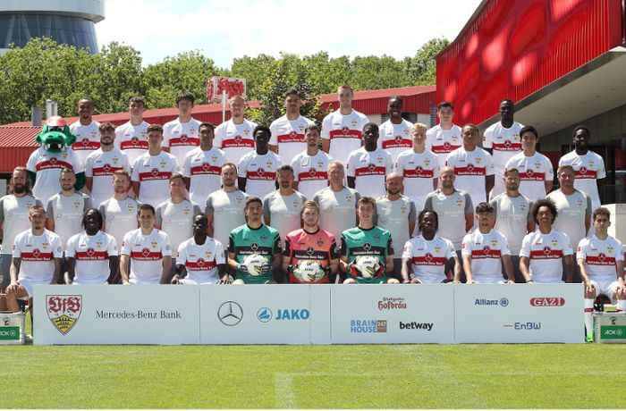 VfB Stuttgart News: Das neue Mannschaftsbild ist im Kasten