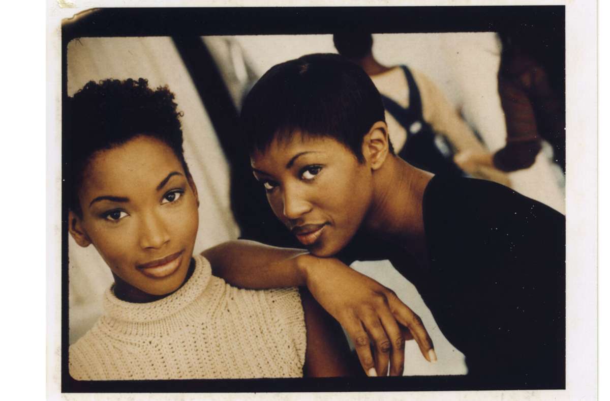 Arthur Elgort: Beverly Peele, Naomi Campbell, 1993 for Vogue US
