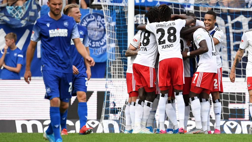 2. Bundesliga: HSV siegt in Karlsruhe – Nürnberg gewinnt gegen Aufsteiger Osnabrück
