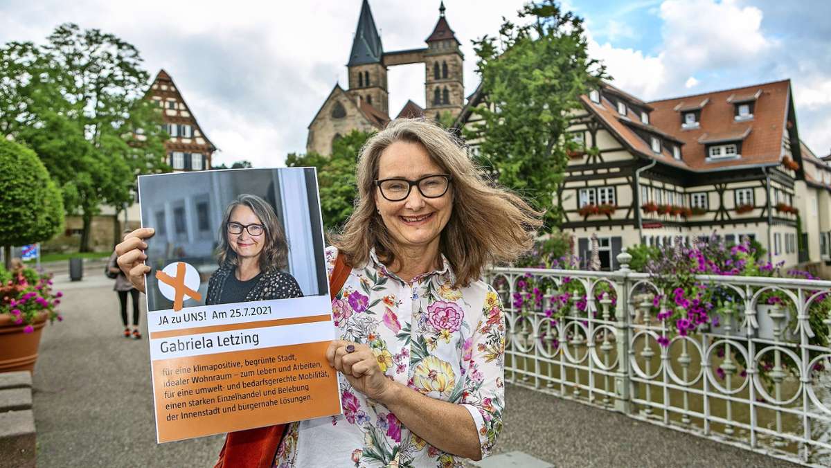  Was ist aus ihnen geworden? Sechs Kandidierende hatten sich 2021 um das Amt des Esslinger Oberbürgermeisters beworben. In unserer Serie berichtet heute Gabriela Letzing, wie sich ihr Leben dadurch verändert hat. 