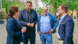 SPD-Vorsitzender zu Gast in Ludwigsburg: Genossen stehen fest hinter ihrem Vorsitzenden
