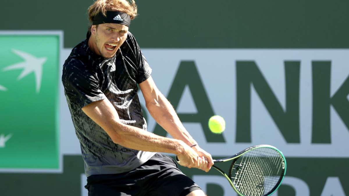 Alexander Zverev: Zwei Matchbälle vergeben – deutscher Tennis-Star in Indian Wells raus